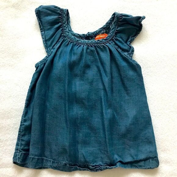 Joe Fresh Blouse Button Tencel Lyocell Top 3 Years Old Toddler​ - Picture 1 of 8